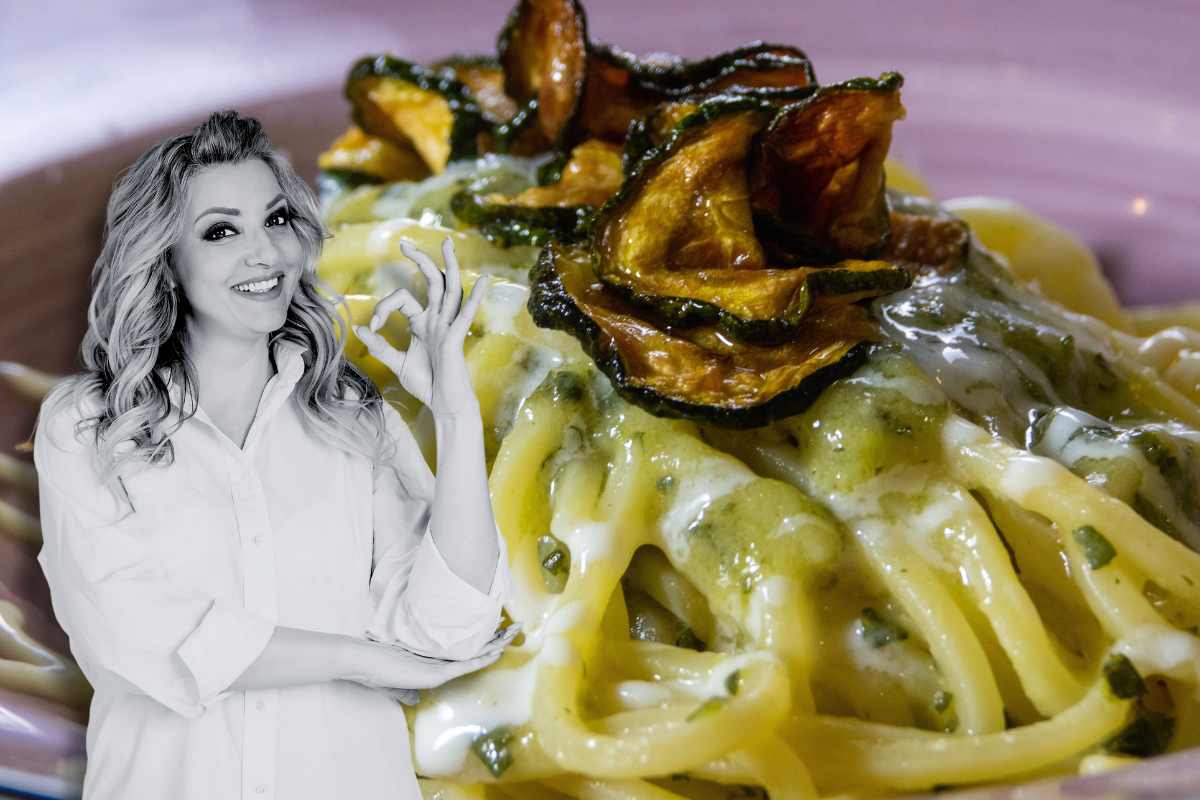 spaghetti alla nerano e donna